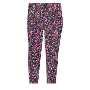 lululemon athletica Pink and Green Patterned Leggings